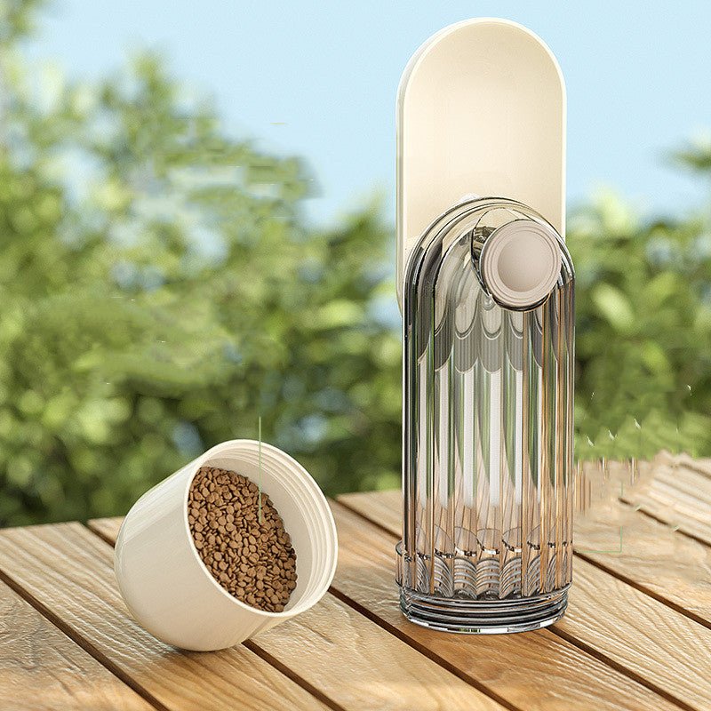 2 in 1 Portable Pet Water Cup- Green Segment Design - silverfoxgoods